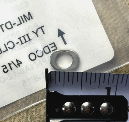(3) GENERAL 9021M80P03 NON-CIRCULAR PLATE SPACER NSN 5365-01-220-3407