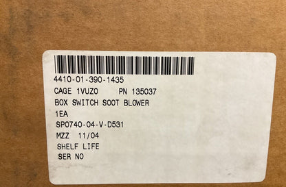 Military Sealift Command (Msc) 135037 Soot Blower Switch Box 4410-01-390-1435