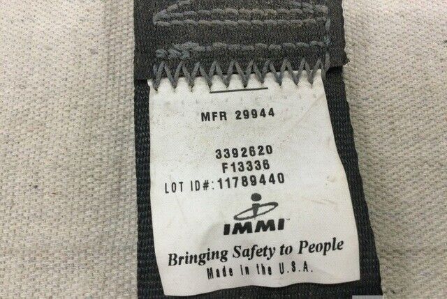MILITARY HEMTT PLS TRUCK IMMI F13336 58"  VEHICULAR SAFETY BELT 2540-01-505-2549