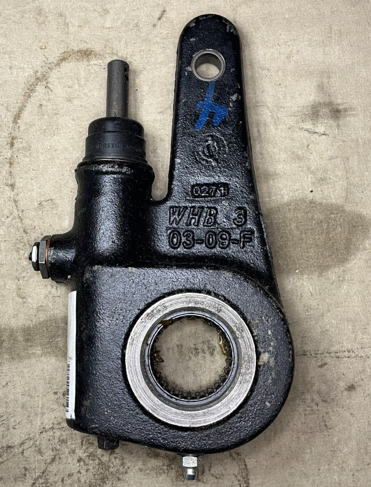 MERITOR 2R803196 SLACK ADJUSTER AIR BRAKE T16 20DR RED R1188 2530-01-610-4375