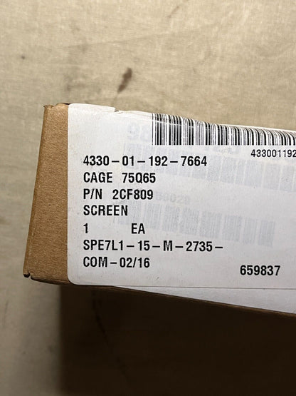 HEMTT OSHKOSH 2CF809 BYPASS FILTER SCREEN HB9800-BPF HD9800Y123 4330-01-192-7664