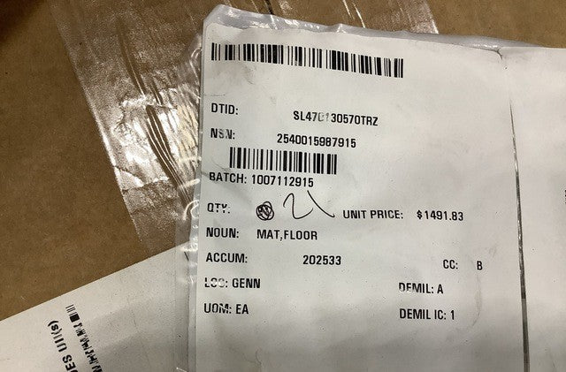 Floor Cushion Panel 10015071 NSN 2540-01-598-7915 - photo 5