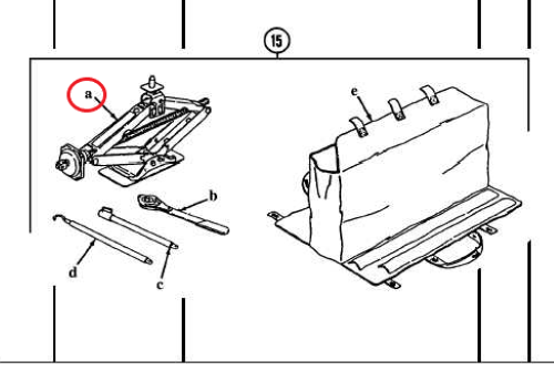 Hand Scissor Jack M1167 NSN 5120-01-430-3123 - photo 2