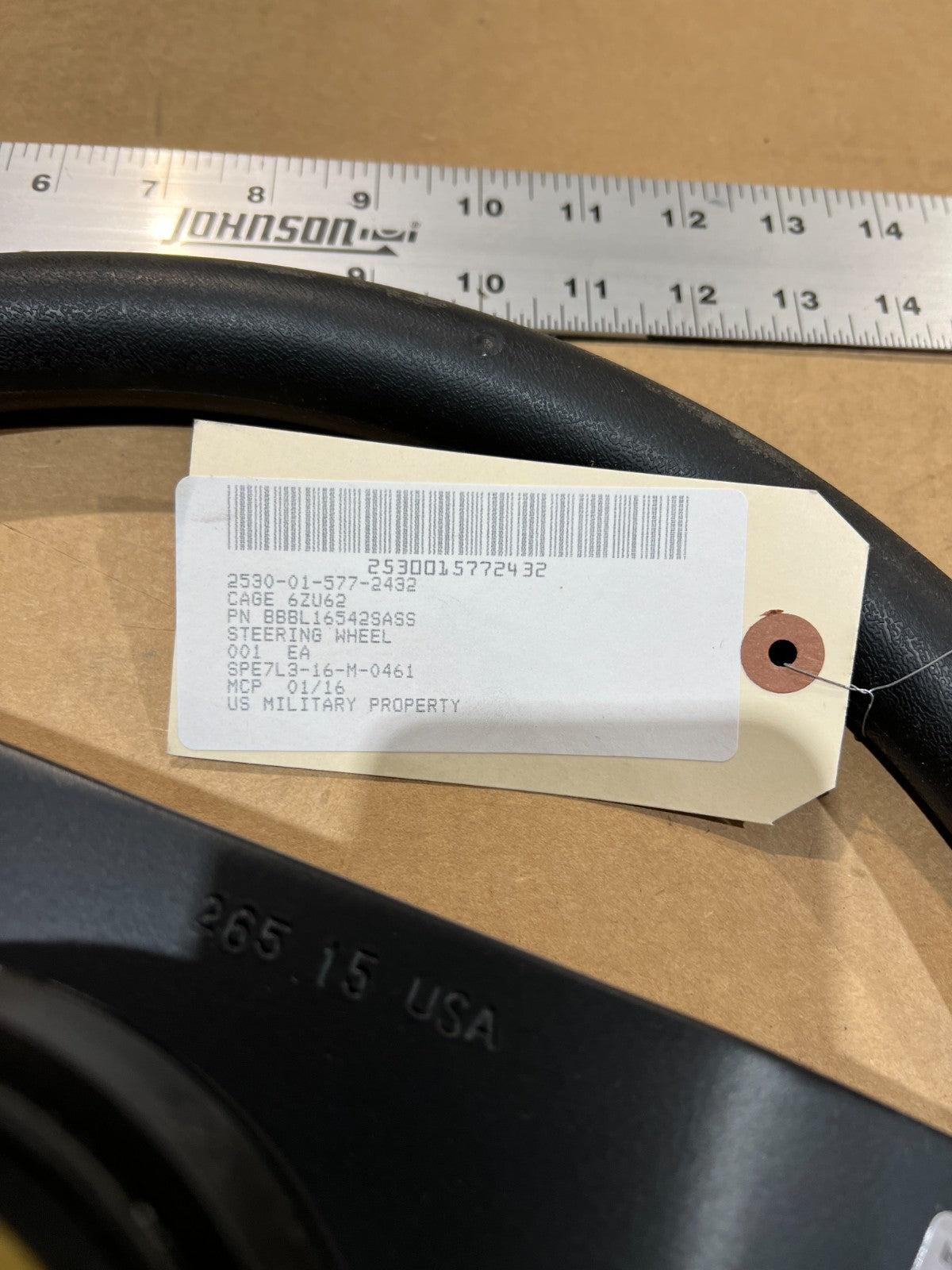 Steering BBBL16542SASS NSN 2530-01-577-2432 - photo 2
