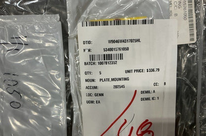 Mounting Plate 4284483 NSN 5340-01-576-1050 - photo 5