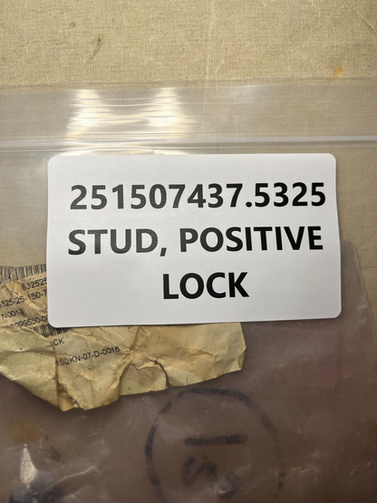 MILITARY CROWS RIGHT SIDE SUPPORT ASSEMBLY POSITIVE LOCK STUD 5325-25-150-7437