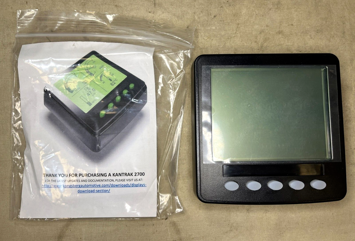 JLG-ATLASII KONGSBERG AUTOMOTIVE 1001128670 DATA DISPLAY GROUP 6625-01-570-9664