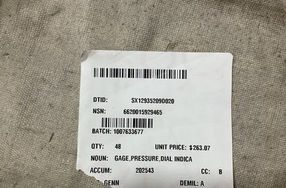 Pressure Gauge GP0508A NSN 6620-01-592-9465 - photo 5