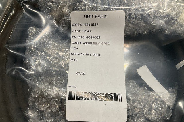Cable Assy 10181-9823-021 NSN 5995-01-583-8637 - photo 3