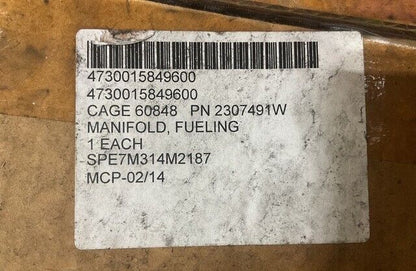 ALLIED SYSTEMS 2307491W LOGIC CONTROL FUELING MANIFOLD 4730-01-584-9600