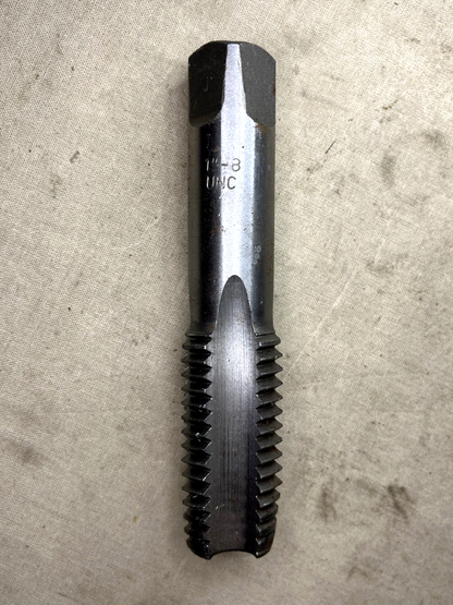 1" X 8 UNC TAPER FIRST TAP THREAD CUTTING REPAIR TUNGSTEN STEEL 1''-8UNC