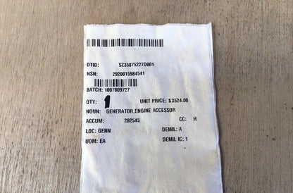 Alternator N1225-1 NSN 2920-01-598-4541 - photo 7