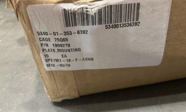 Mounting Plate 1909270 NSN 5340-01-353-6392 - photo 4