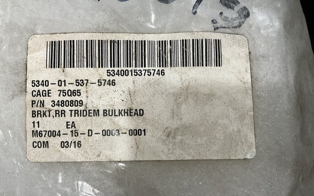 Mounting Bracket 3480809 NSN 5340-01-537-5746 - photo 2