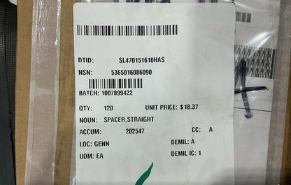 Straight Spacer MTVR-2MK23 NSN 5365-01-608-6090 - photo 3
