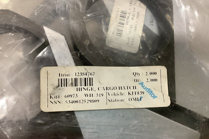 MILITARY M-113A1, M-113A2, M-113A3 12354767 CARGO HATCH HINGE 5340-01-252-9809