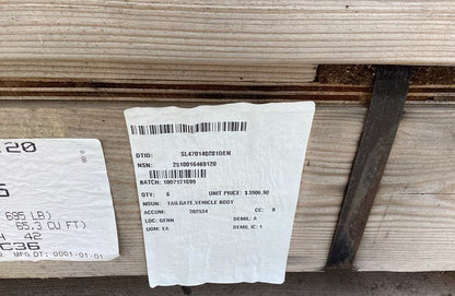 Body Tailgate MK593 NSN 2510-01-646-9120 - photo 4