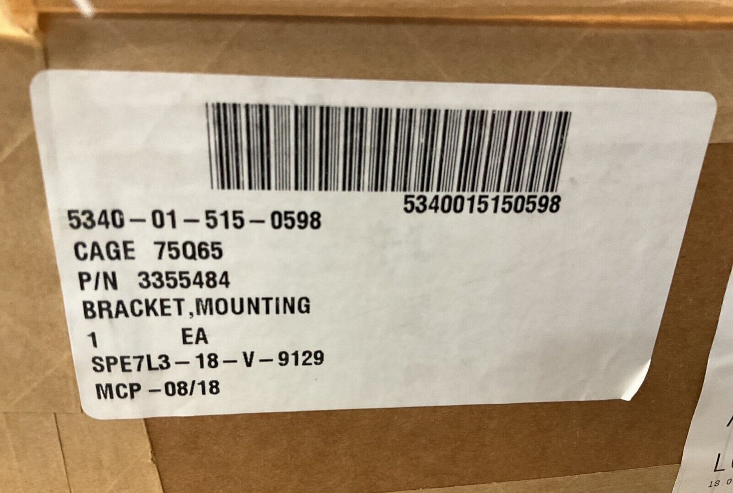 MILITARY TRUCK WRKMK36 OSHKOSH MOUNTING BRACKET 3355484 5340-01-515-0598