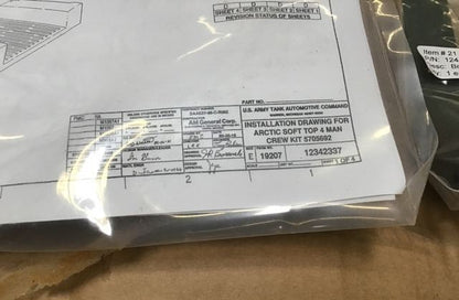 Cab Top Kit 5582907 NSN 2540-01-199-2390 - photo 6