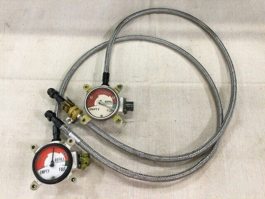 PARKER HANNIFIN 2760555-108 FLUID LEVEL INDICATOR ASSEMBLY 6680-01-127-8879 NOS