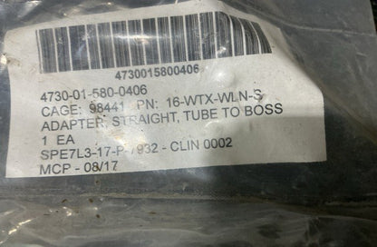 Straight Adapter 16-WTX-WLN-S NSN 4730-01-580-0406 - photo 3