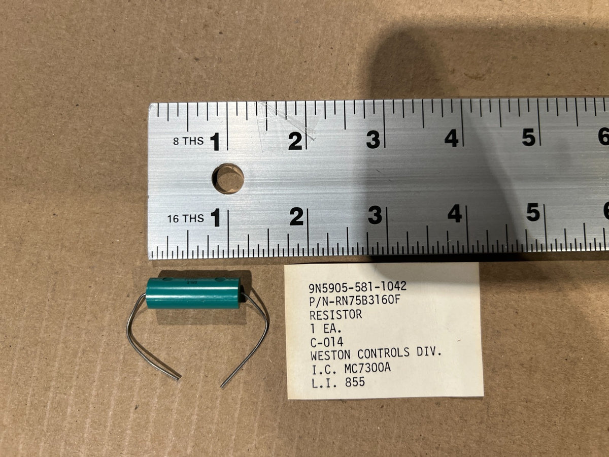 Resistor RN75B3160F NSN 5905-00-581-1042