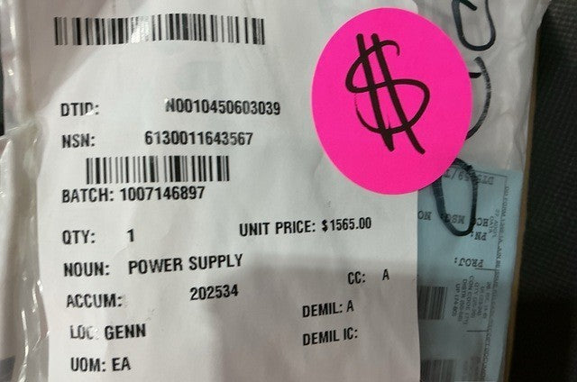 Power Supply PSM-1M NSN 6130-01-164-3567 - photo 4
