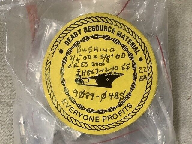 (1) CPV H867-12-10-SS Steel Bushing Tube Body Reducer 3/4"-5/8" 4730-01-392-5413