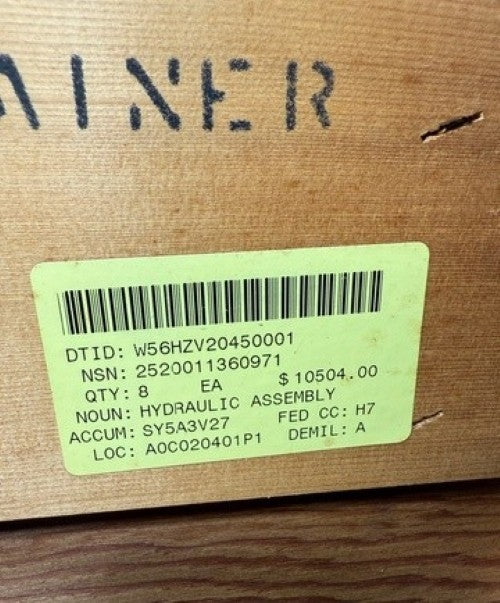 Hydraulic Assembly 11629725 NSN 2520-01-136-0971 - photo 3