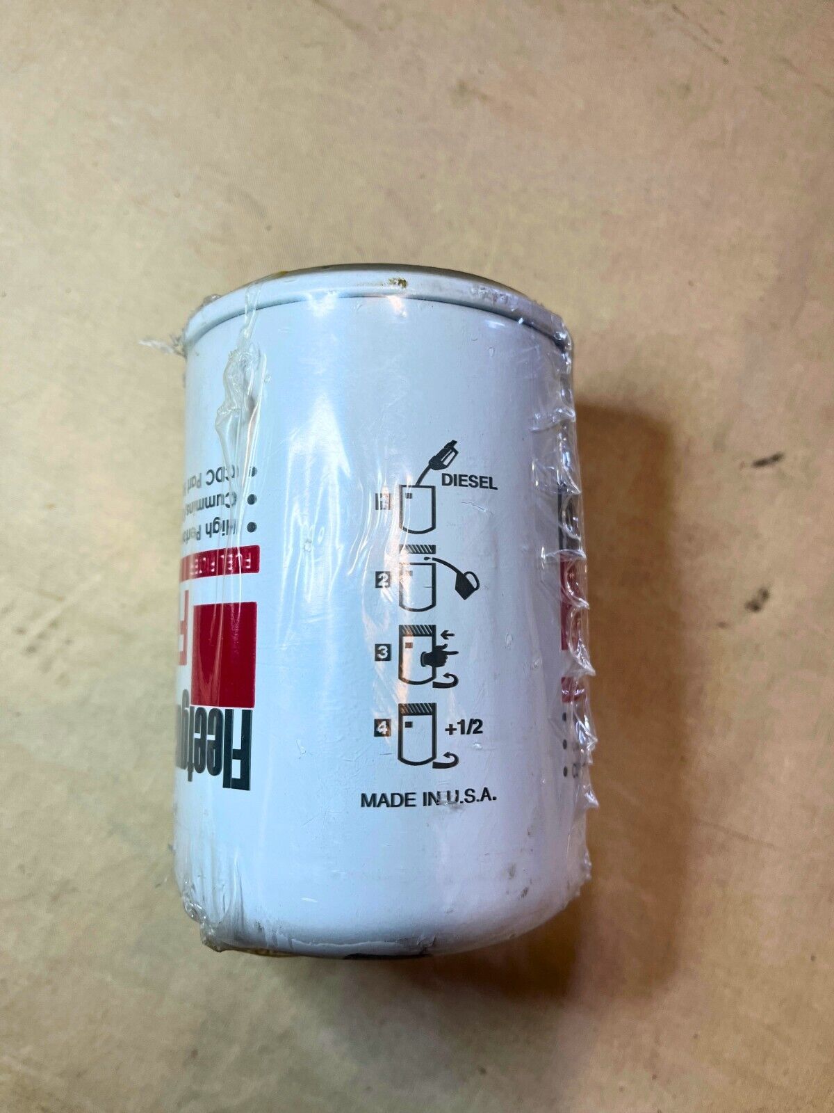 GENUINE OEM FLEETGUARD FUEL SPIN-ON FILTER FF5052 3931063 2910-01-463-6092 USA