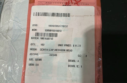 Head Cap Screw 5310000730-00 NSN 5305-01-586-8509 - photo 5