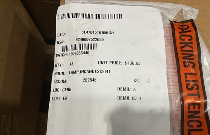 Lamp DFA115-120V NSN 6240-00-752-2050 - photo 5