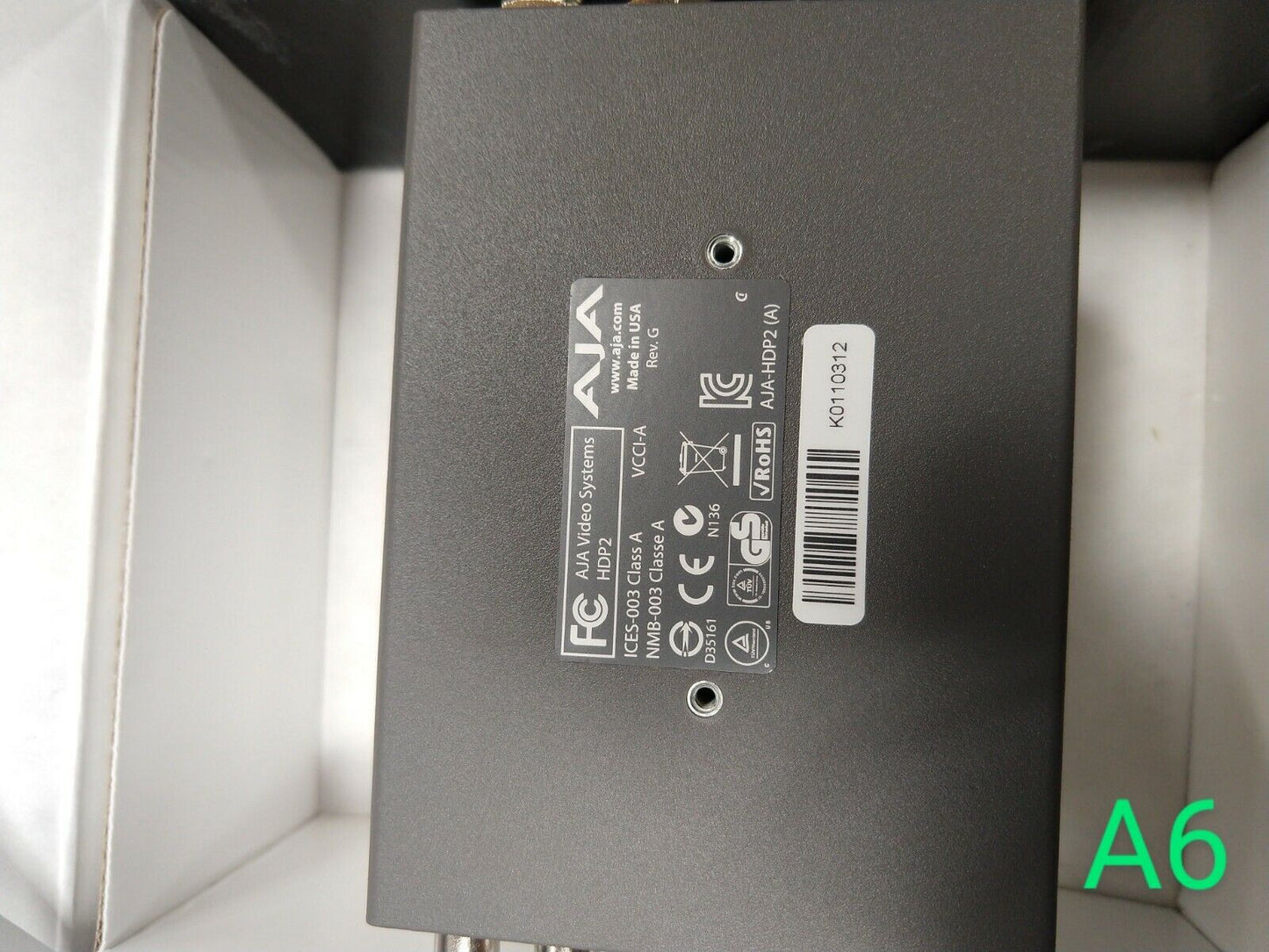 AJA HDP2  HD/SD-SDI to DVI-D Mini-Converter WITH POWER SUPPLY