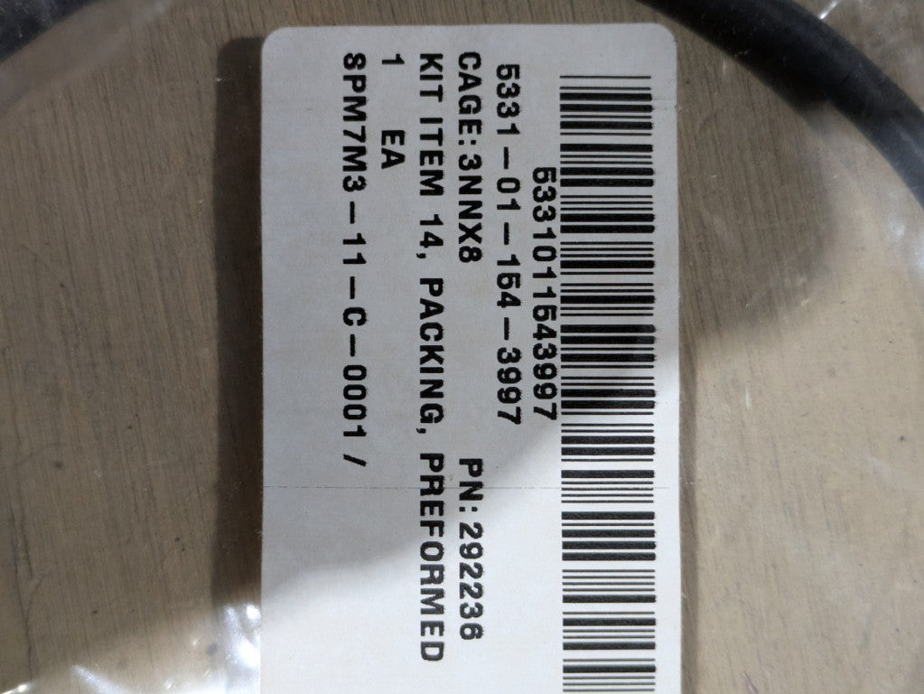 Bendix Commercial Vehicle Systems 292236 O-Ring - NSN 5331-01-154-3997 - inventory label