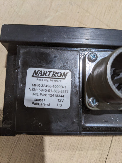 U S Army Tank Automotive Command 12418344 Solid State Flasher - NSN 5945-01-383-8377 - inventory label