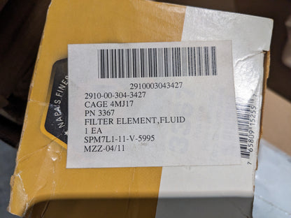 General Motors LLC TP865 Filter Element, Fluid - NSN 2910-00-304-3427 - inventory label