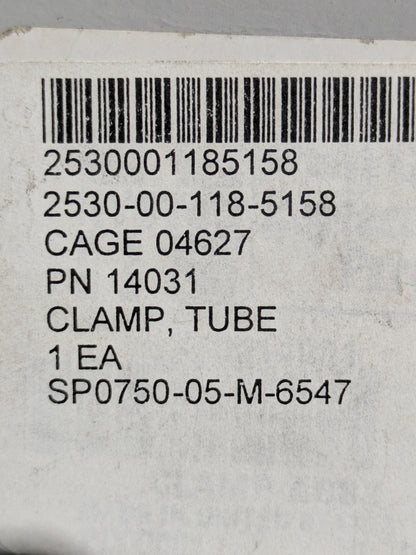 ZF Active Safety and Electronics US 475109A1 Tube Clamp - NSN 2530-00-118-5158 - inventory label