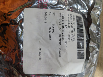 Truck-Lite Co., LLC 97247 Solid State Flasher - NSN 5945-01-507-4789 - inventory label