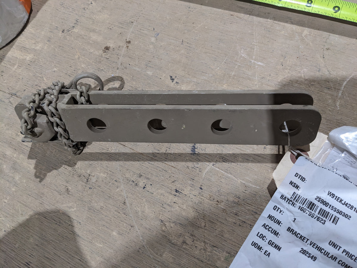 2IS INC. 9230A6317 Vehicular Bracket - NSN 2590-01-555-0302 - inventory label