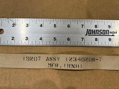 M939 Series 5-TON Truck 12340208-7 33.5800" to 33.6200" Length tan Webbing Strap NSN 5340-01-459-2242 OEM New — photo 4