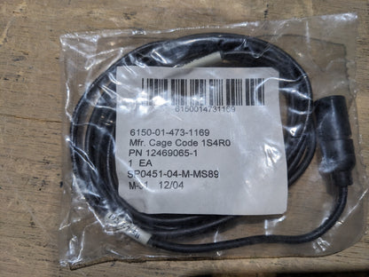 12469065-1 Electrical Lead - NSN 6150-01-473-1169 - inventory label