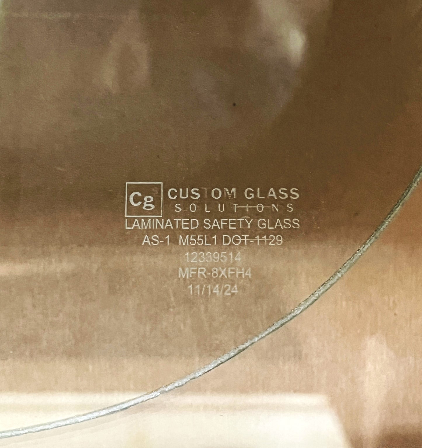 Hmmwv Humvee H1 M998 12339514 M1123 1/4 inch D.O.T Windshield SET OF 2 GLASS