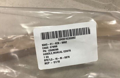 MILITARY MRV VEHICLE BAE SYSTEMS 12539269 MANUAL CONTROL HANDLE 5340-01-628-9992