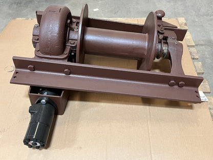 TULSA HYDRAULIC WINCH ASSY 18G, 20,000 POUNDS HEAVY DUTY MILITARY TRUCK PARTS