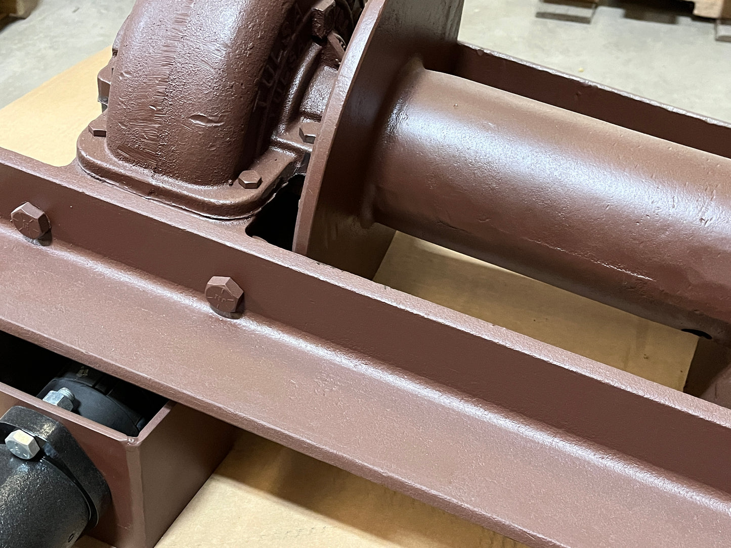 TULSA HYDRAULIC WINCH ASSY 18G, 20,000 POUNDS HEAVY DUTY MILITARY TRUCK PARTS