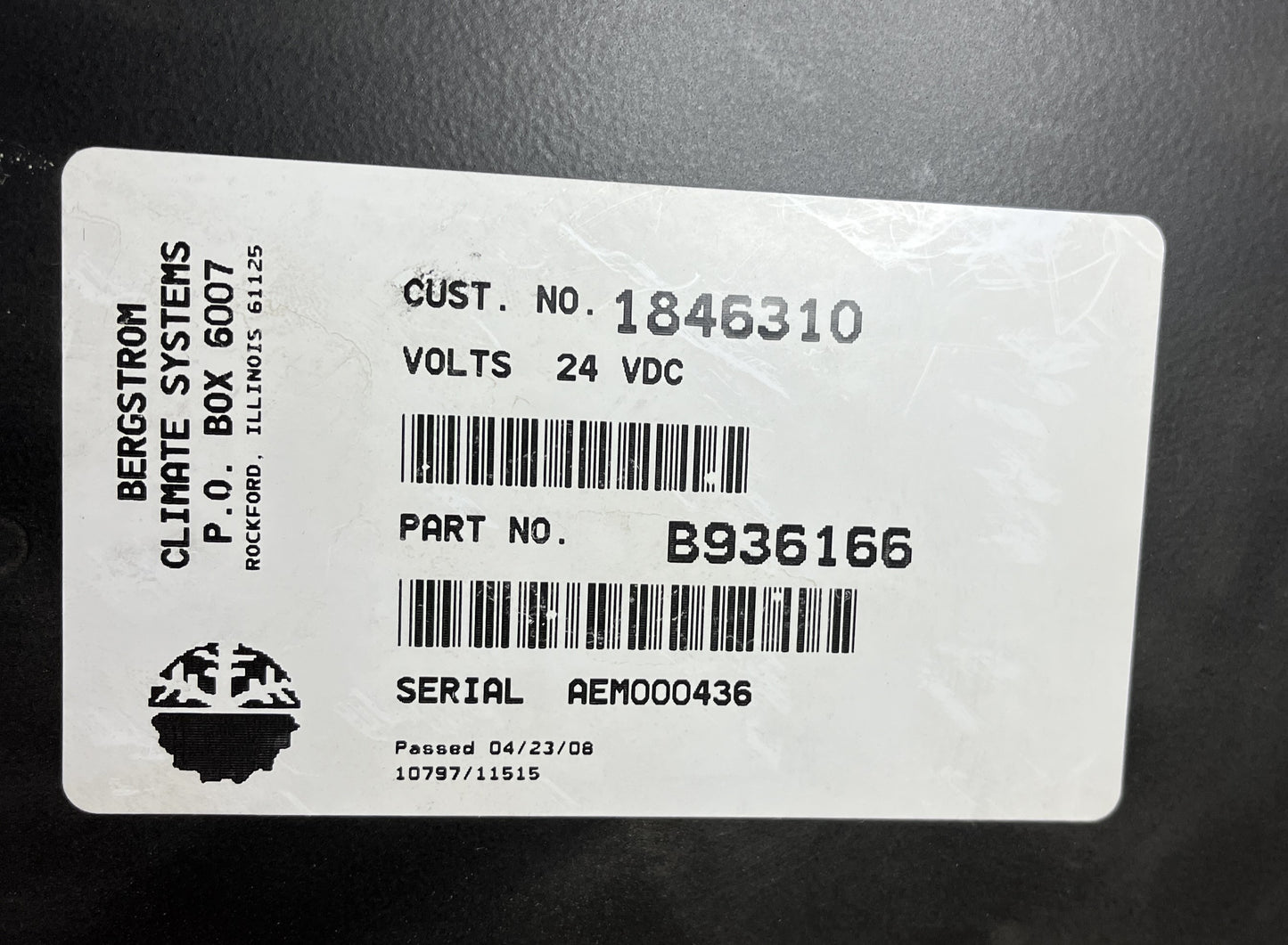 HET HEATER M1070 2540-01-336-9842 936166