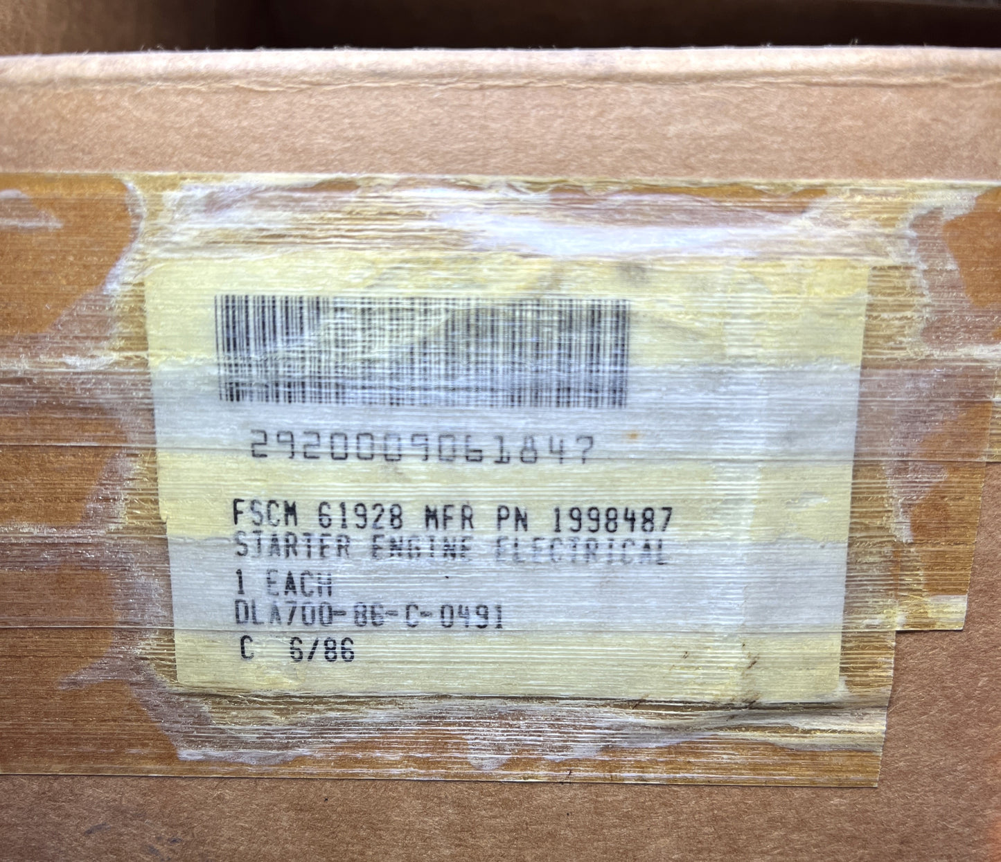 Generator Set Starter  GM AND WAUKESHA STARTER 1107579 1998487 2243-39529 24 VOLT