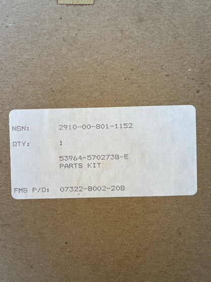 5702738 4330-00-801-1152 FUEL FILTER PARTS KIT M60 SECONDARY