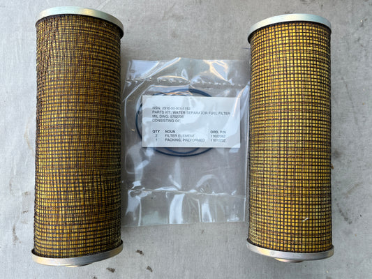 5702738 4330-00-801-1152 FUEL FILTER PARTS KIT M60 SECONDARY