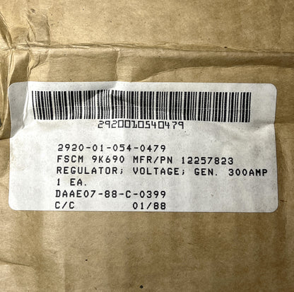 300 AMP / 24V REGULATOR 12257823 / 2920-01-054-0479